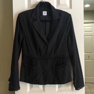 Cabi black eyelet jacket